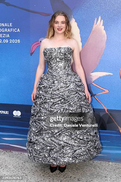 Luna Wedler attends the "La Ragazza Con La Leica " Screening during the 83rd Venice International Film Festival at Sala Darsena on September 02, 2026...