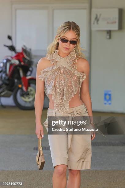 Sydney Sweeney is seen during the 83rd Venice International Film Festival on September 02, 2026 in Venice, Italy.