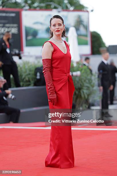 Claire Foy attends the "Ink" Screening and 2026 Opening Red Carpet during the 83rd Venice International Film Festival at Sala Grande on September 02,...