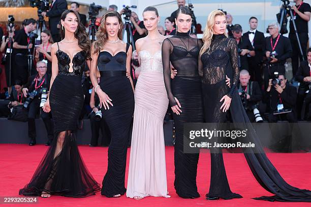 Emi Renata Sakamoto, Alessandra Ambrosio, Faretta Radic, Alana Lucio and Stella Maxwell attend the "Ink" Screening and 2026 Opening Red Carpet during...