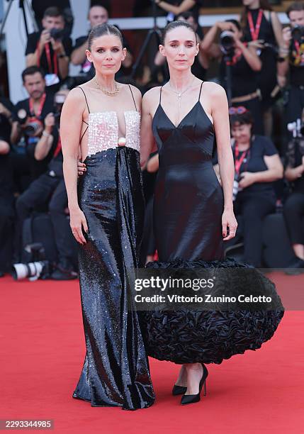 Kate Mara and Rooney Mara attend the "Bucking Fastard" Screening during the 83rd Venice International Film Festival at Sala Grande on September 03,...