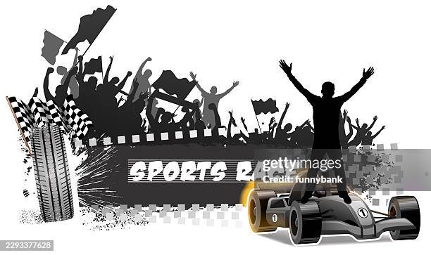 race again - pit stop stock illustrations