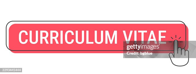 Curriculum Vitae - Click button with hand cursor on white background Curriculum Vitae - Click button with hand cursor on white background