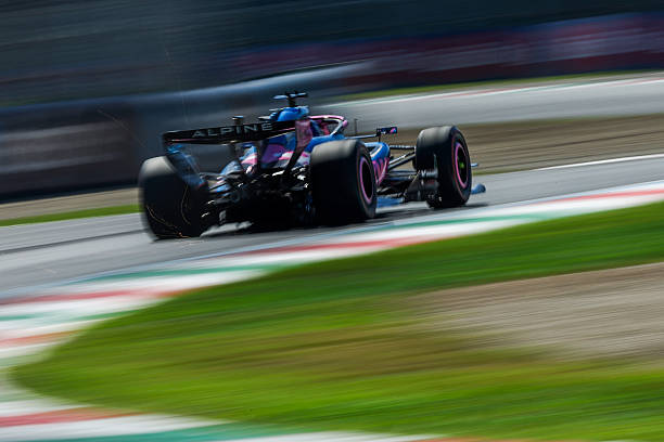 Pierre Gasly of Alpine and France during practice ahead of the F1 Grand Prix of Italy at Autodromo Nazionale Monza on September 04, 2026 in Monza,...