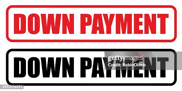 Down PaymentWhite Down PaymentWhite