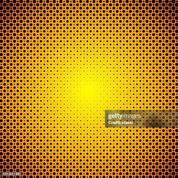orange and yellow dotted pattern with a bright glowing center, creating a bold radial gradient effect across the surface. - glow stick stock illustrations