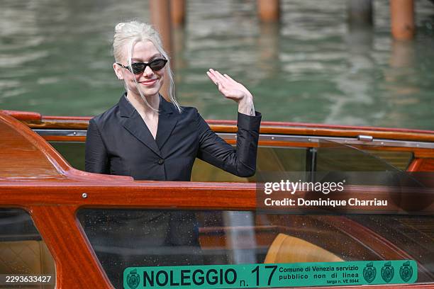 Phoebe Bridgers is seen during the 83rd Venice International Film Festival on September 05, 2026 in Venice, Italy.