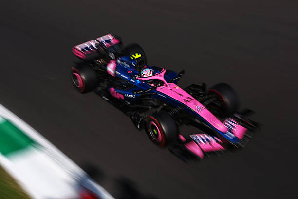 Franco Colapinto of Argentina driving the Alpine F1 A526 Mercedes on track during qualifying ahead of the F1 Grand Prix of Italy at Autodromo...