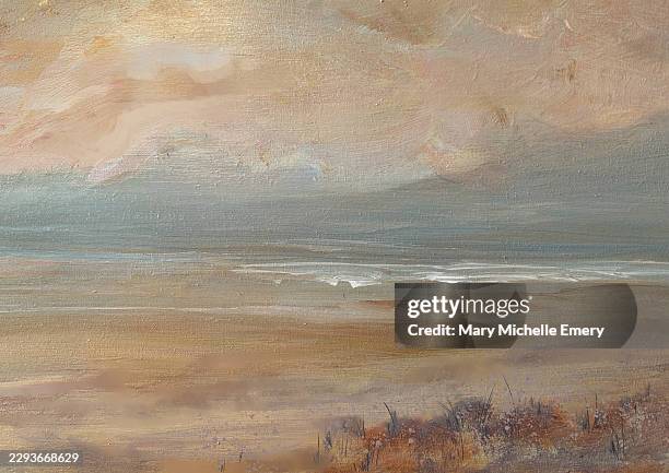 beach on a stormy day - patient appreciation stock illustrations