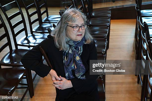Cambridge, MA Author Alice Hoffman poses for a portrait at the Harvard Divinity School on August 28, 2026.