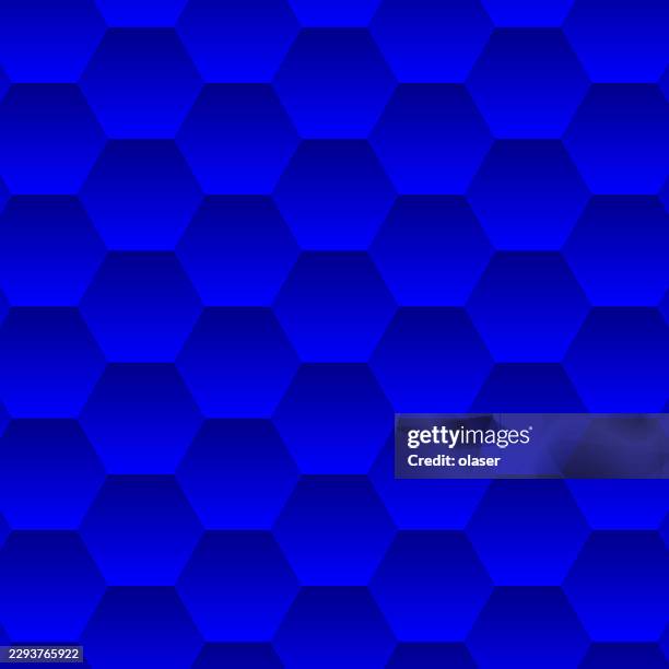 blue hexagonal pattern with repeating geometric tiles and subtle shading, creating a modern textured background with depth and a clean, uniform look. - green screen background stock illustrations