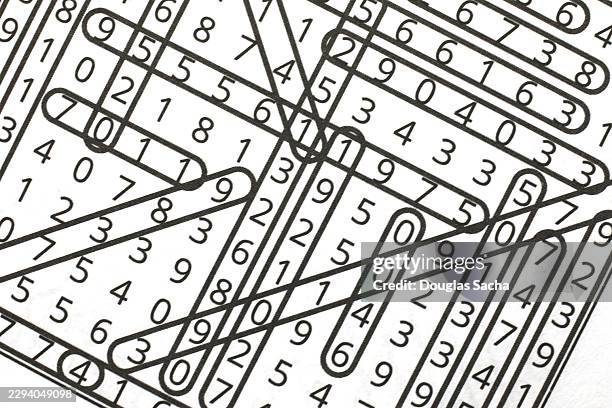 search puzzle for cognitive function use - logic puzzle stock pictures, royalty-free photos & images