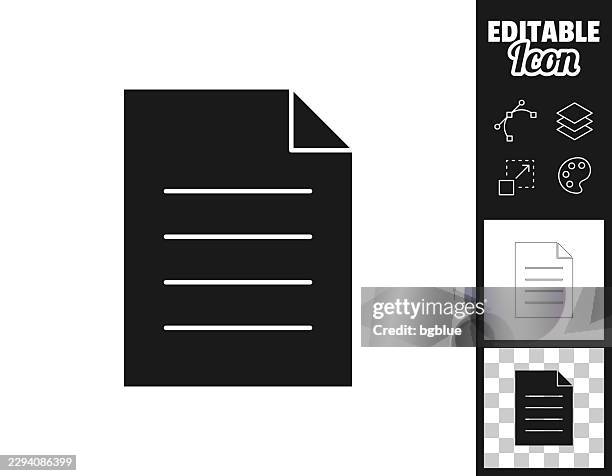 document file. icon for design. easily editable - file share stock illustrations