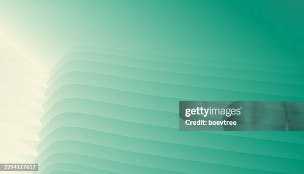 abstract green motion glowing gradient fractal illustration background - green artificial intelligence background eps stock illustrations