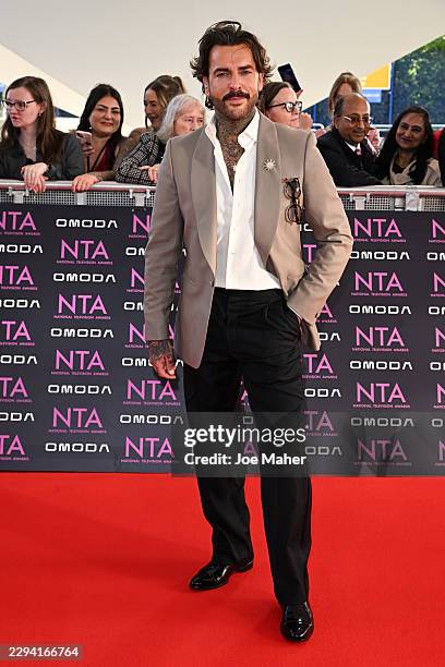 Pete Wicks attends the National Television Awards 2026 at The O2 Arena on September 08, 2026 in London, England.