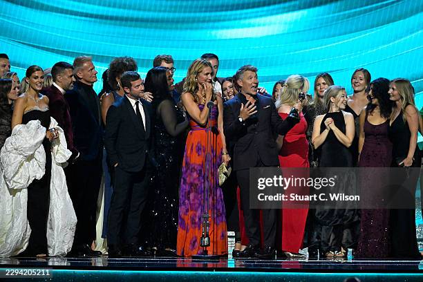 The presenters of ‘This Morning’ accept the ‘Daytime’ Award onstage during the National Television Awards 2026 show at The O2 Arena on September 08,...