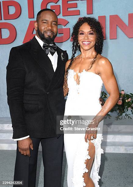 Michael Jai White, Gillian White arrives at the Los Angeles Special Screening Of Netflix's "Why Did I Get Married Again?" at Harmony Gold Preview...