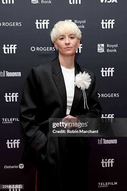 Megan Rapinoe attends the premiere of "Rapinoe" during the 2026 Toronto International Film Festival at TIFF Lightbox on September 10, 2026 in...