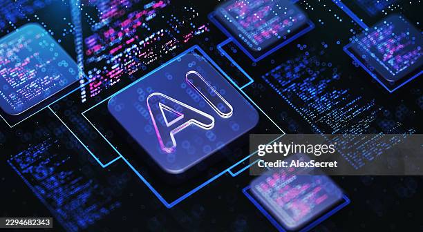artificial intelligence processor and digital network - cloud security network stock pictures, royalty-free photos & images