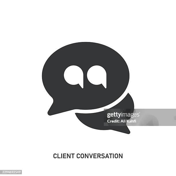 client conservation glyph solid icon. solid icon that can be applied anywhere, simple, pixel perfect and modern style. - testimonial background stock illustrations