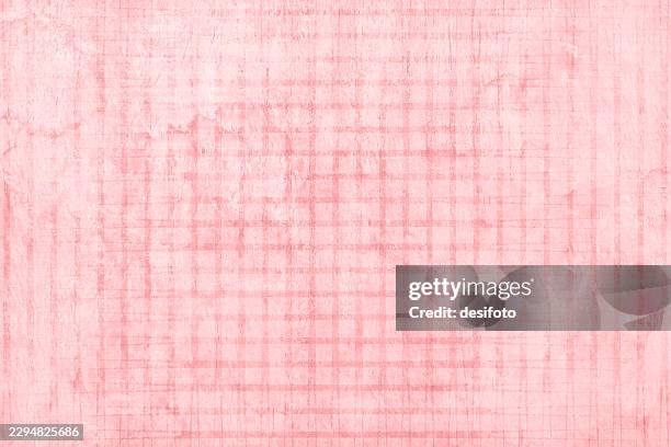 old retro style peach light pink pastel full frame striped checked pattern wet stains vector background like stained plaid, cute picnic blanket, gingham textile cloth, baby girl nursery wallpaper, wrapping paper template with subtle faded lines all over - napkin texture stock illustrations