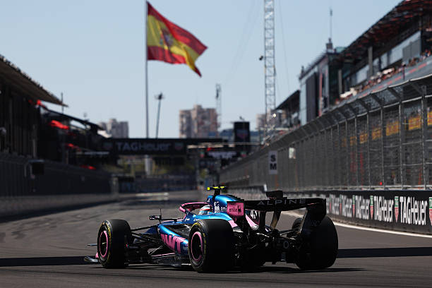 Franco Colapinto of Argentina driving the Alpine F1 A526 Mercedes on track during the F1 Grand Prix of Spain at Madring on September 13, 2026 in...