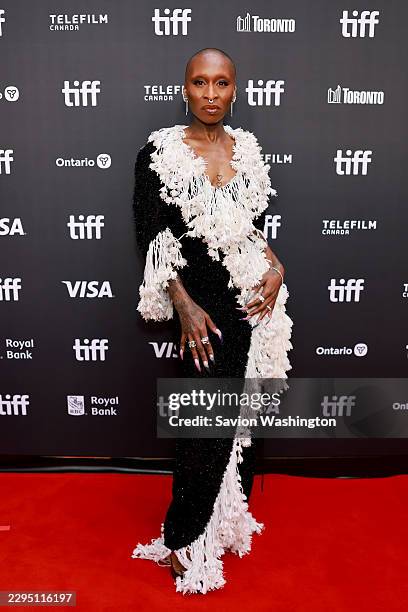 Cynthia Erivo attends the premiere of "Prima Facie" during the 2026 Toronto International Film Festival at Roy Thomson Hall on September 13, 2026 in...