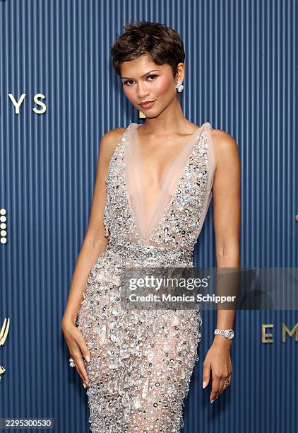 Zendaya attends the 78th Primetime Emmy Awards at Peacock Theater on September 14, 2026 in Los Angeles, California.