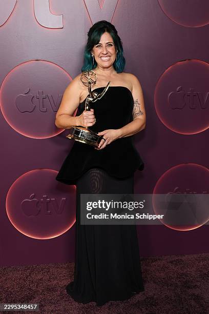 Kelly Galuska attends Apple TV+'s Primetime Emmy Party Red Carpet at NYA WEST on September 14, 2026 in Hollywood, California.