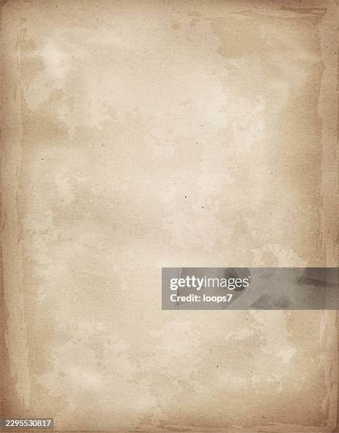 vintage beige parchment paper texture with aged border - smooth concrete texture stock illustrations