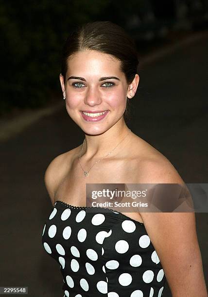 Actress Lyndsy Fonseca arrives at a party hosted by mayor Michael Bloomberg to celebrate the 30th Annual Daytime Emmy Awrds May 15, 2003 at Gracie...