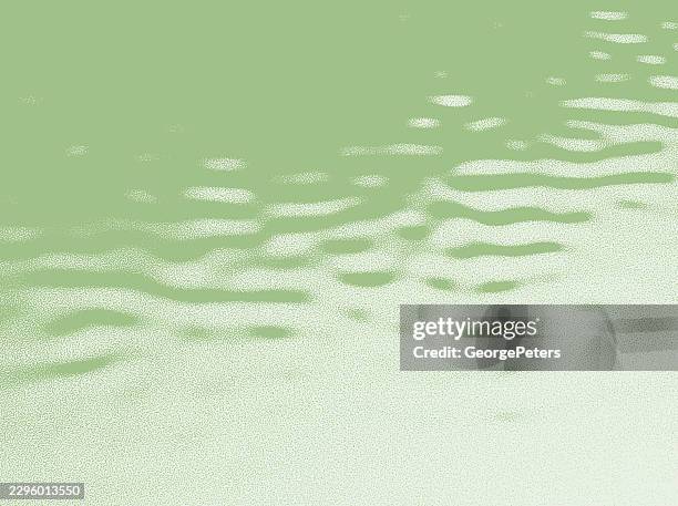 background ripple pattern of waves and reflections on lake surface - windy river stock illustrations