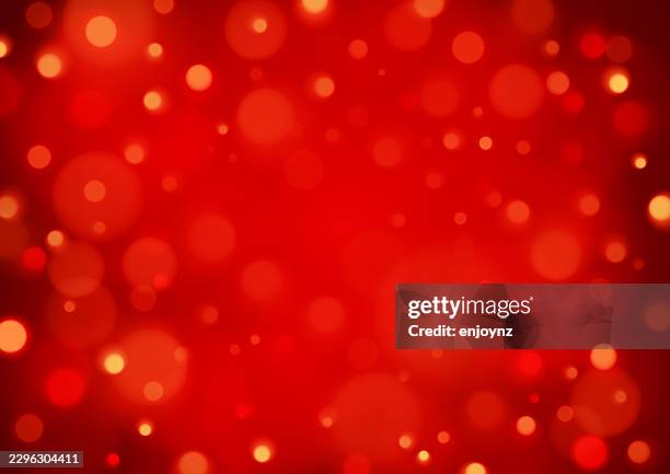 blurry red sparkling christmas lights wallpaper frame background - twinkle lights background stock illustrations