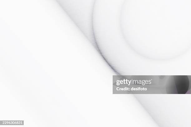 three dimensional blank empty full frame modern art simple curved part of circular disk ring shape design over 3d serene pastel blank scratched rough white gray grunge textured partitioned bright vector background like pencil shading drawing clay pottery - wall cross section stock illustrations
