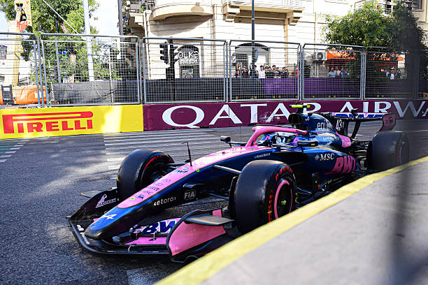 Franco Colapinto of BWT Alpine Formula One Team takes part in the Qualifying during the Formula One Qatar Airways Azerbaijan Grand Prix 2026 at Baku...