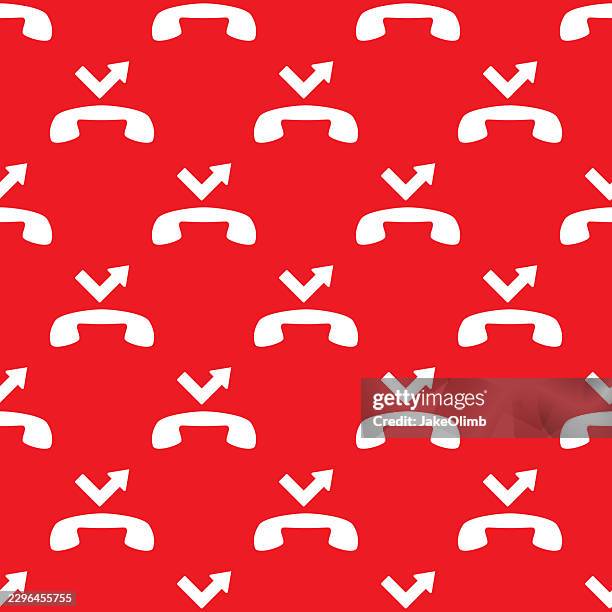 missed call icon silhouette pattern - the missing link stock illustrations