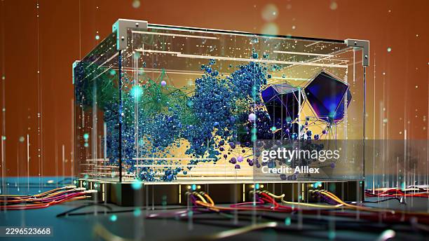 machine learning pattern recognition and complex data model - process digitalization stock pictures, royalty-free photos & images