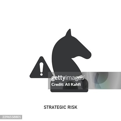 Strategic Risk glyph solid icon. Solid icon that can be applied anywhere, simple, pixel perfect and modern style. Strategic Risk glyph solid icon. Solid icon that can be applied anywhere, simple, pixel perfect and modern style.