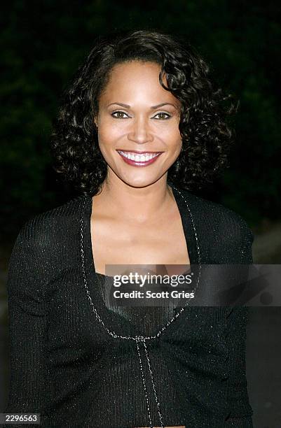 Actress Tracey Ross arrives at a party hosted by mayor Michael Bloomberg to celebrate the 30th Annual Daytime Emmy Awrds May 15, 2003 at Gracie...