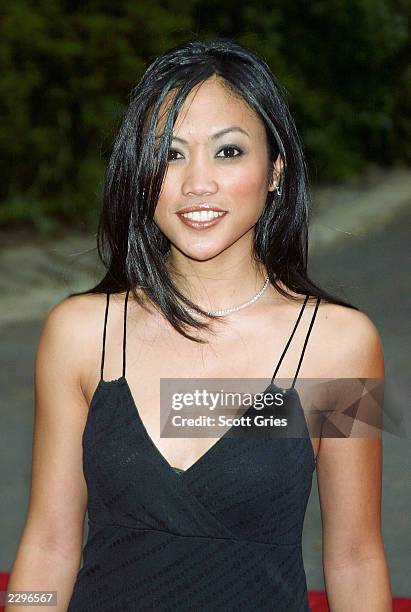 Actress Joy Bisco arrives at a party hosted by mayor Michael Bloomberg to celebrate the 30th Annual Daytime Emmy Awrds May 15, 2003 at Gracie Mansion...