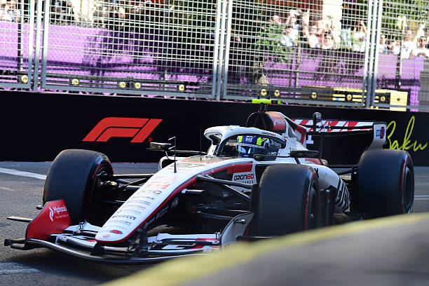 Oliver Bearman of TGR Haas F1 Team during the Formula One Qatar Airways Azerbaijan Grand Prix 2026 at Baku City Circuit in Baku, Azerbaijan on...