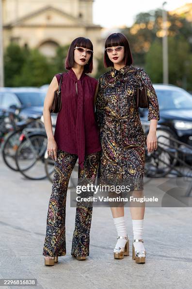 Street Style - Day 2 - Milan Fashion Week - Womenswear Spring/Summer 2027 Street Style - Day 2 - Milan Fashion Week - Womenswear Spring/Summer 2027