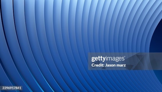 Abstract Curved Blue Layered Geometric Pattern Design Abstract Curved Blue Layered Geometric Pattern Design