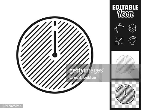 60 minute clock timer. Icon for design. Easily editable 60 minute clock timer. Icon for design. Easily editable