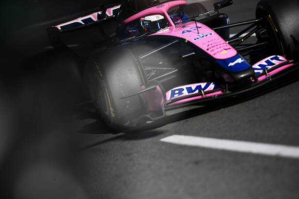 Franco Colapinto of Argentina driving the Alpine F1 A526 Mercedes on track during the F1 Grand Prix of Azerbaijan at Baku City Circuit on September...