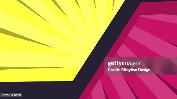 comic book pop art superhero battle vector background, retro fighting versus scene with lightning, halftone pattern, and speech bubble frame template for comic competition web banner, poster - challenger explosion stock illustrations