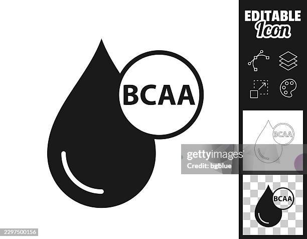 bcaa liquid drops. icon for design. easily editable - home workout weights stock illustrations