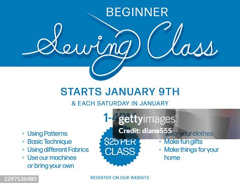 Sewing Classes Advertisement Template Sewing Classes Advertisement Template