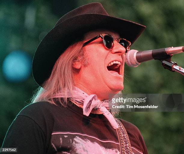 Doug Sahm, of Texas Tornados, performing at Paul Masson Winery in Saratoga, Calif. On July 30th 1991. Image By: Tim Mosenfelder/ImageDirect