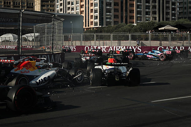 Liam Lawson of New Zealand driving the Visa Cash App Racing Bulls VCARB 03 RB Ford and Arvid Lindblad of Great Britain driving the Visa Cash App...